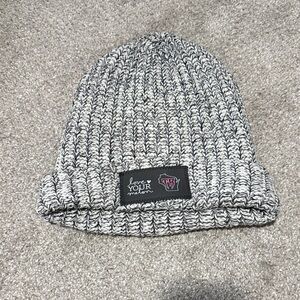 Love Your Melon Black and White Knit Hat